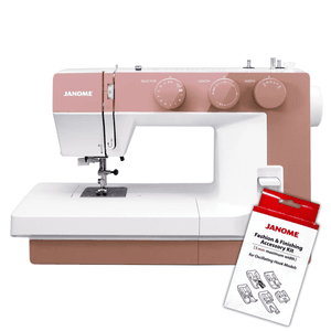 Hovedbilde Janome 1522 Smoky Pink m/Trykkfotpakke og b&oslash;ttehattm&oslash;nster