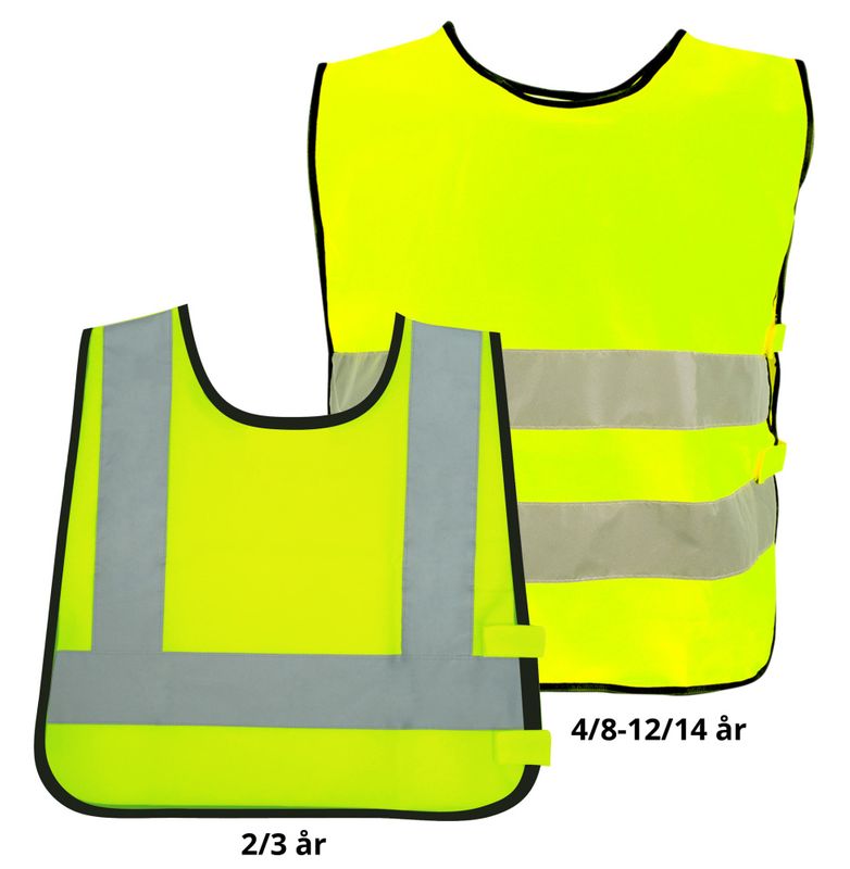 Refleksvest Barn Gul
