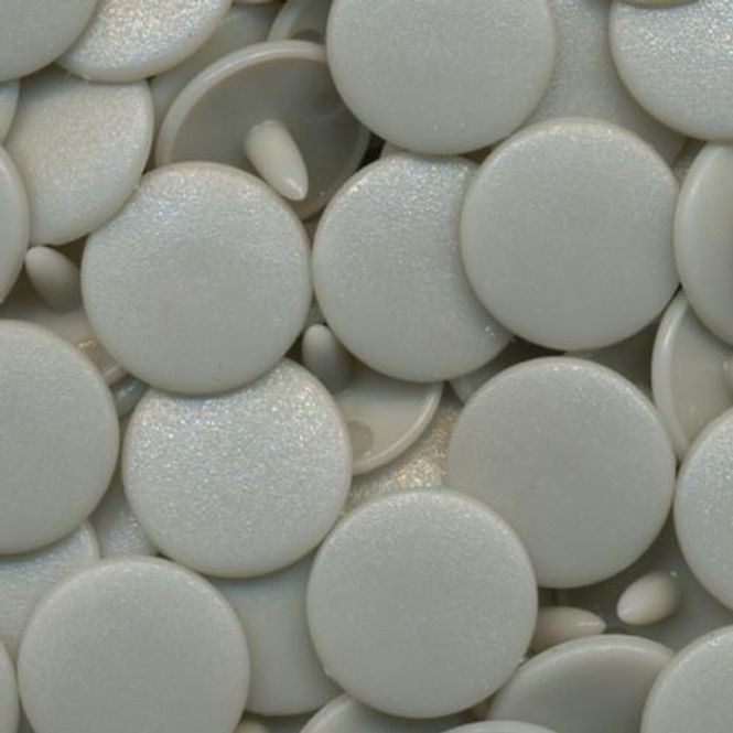 Hovedbilde Lys Grå Matt KAM plasttrykknapp 25 stk (M24)
