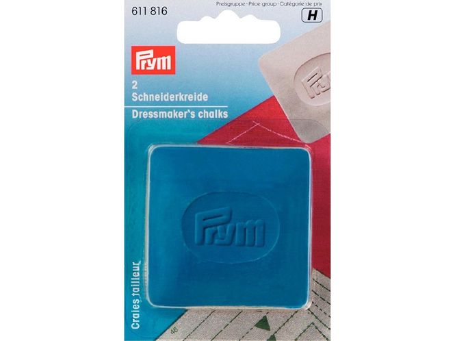 Hovedbilde Skredderkritt Blå/Gul 2stk Prym