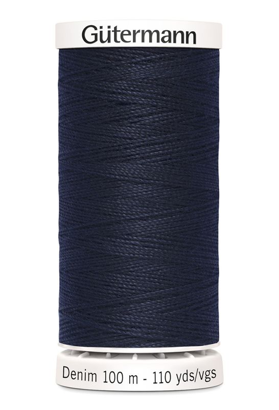 Marineblå 6950 - Denim Sytråd 100 m