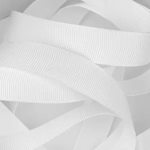 Hovedbilde Hvit - Grosgrainb&aring;nd 15 mm (000/029)