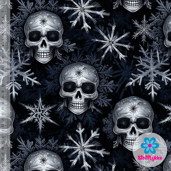 Snow Skull - French Terry