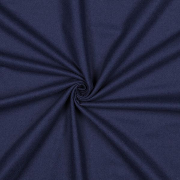 Marinebl&aring; - Flanell