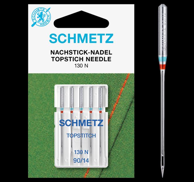 Hovedbilde Schmetz Symaskinnåler Topstitch 90/14
