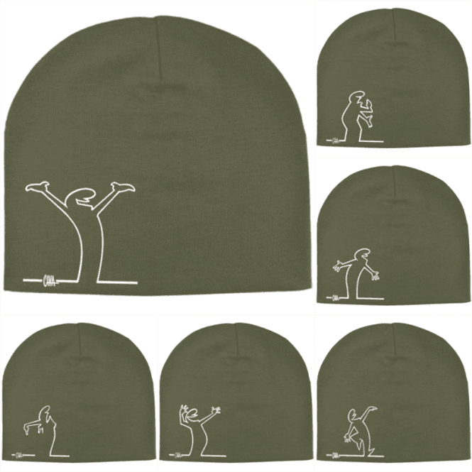 Hovedbilde Lys Khaki Streken - Lue