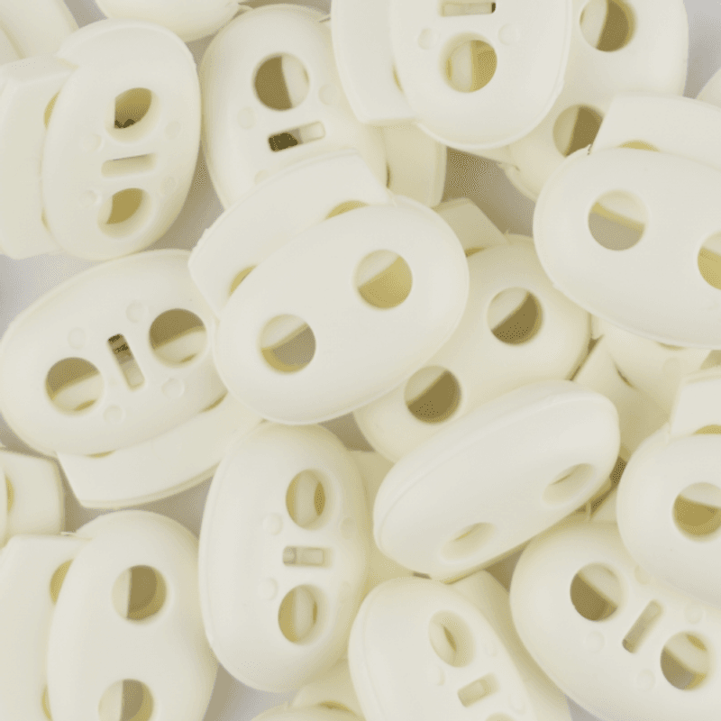 Snorstopper Dobbel Rund - Naturhvit