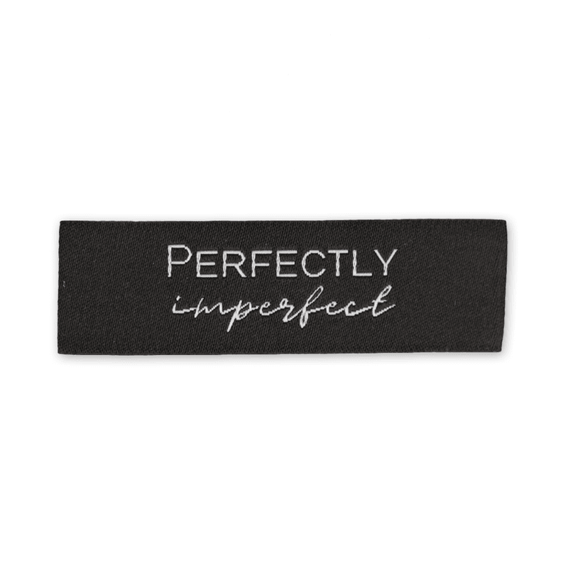 Perfectly imperfect - Merkelapp 59x15 mm