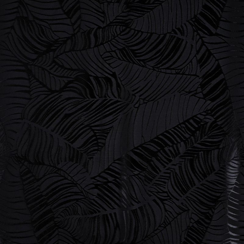 Tropical Black - Viskose Jacquard