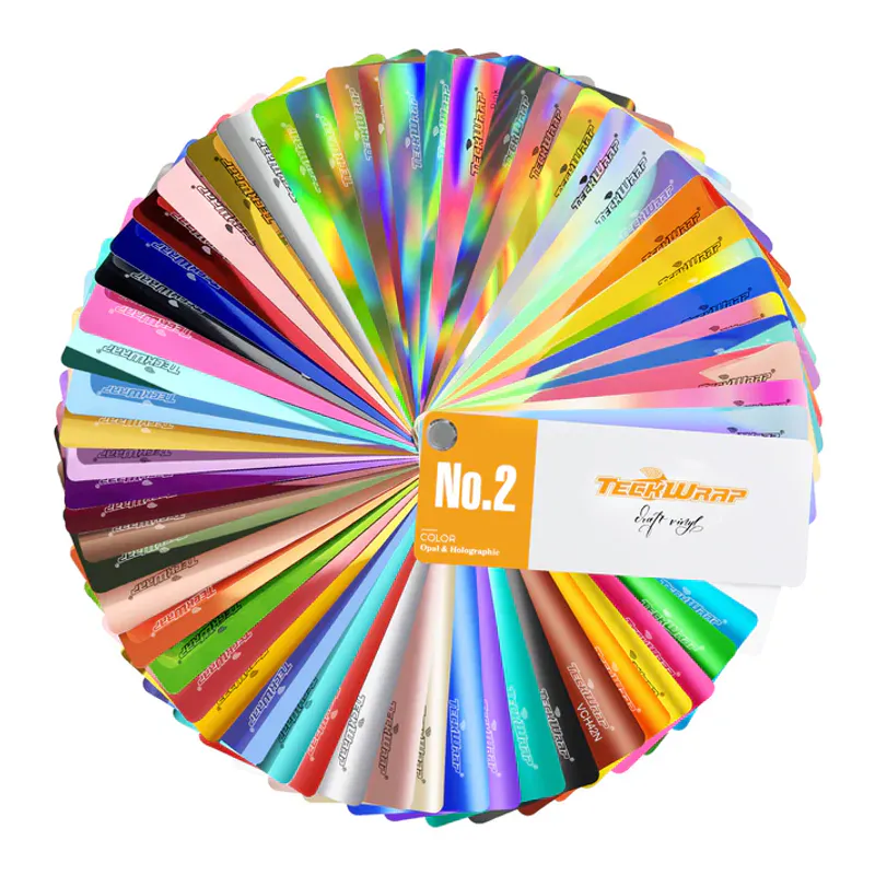 TeckWrapCraft Sample Book - Vinyloversikt