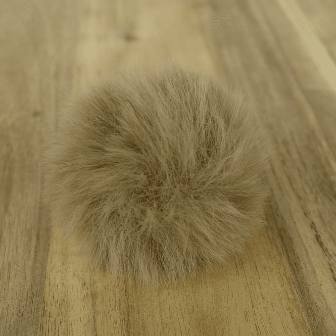 Hovedbilde Beige Pelsdusk - 5 cm
