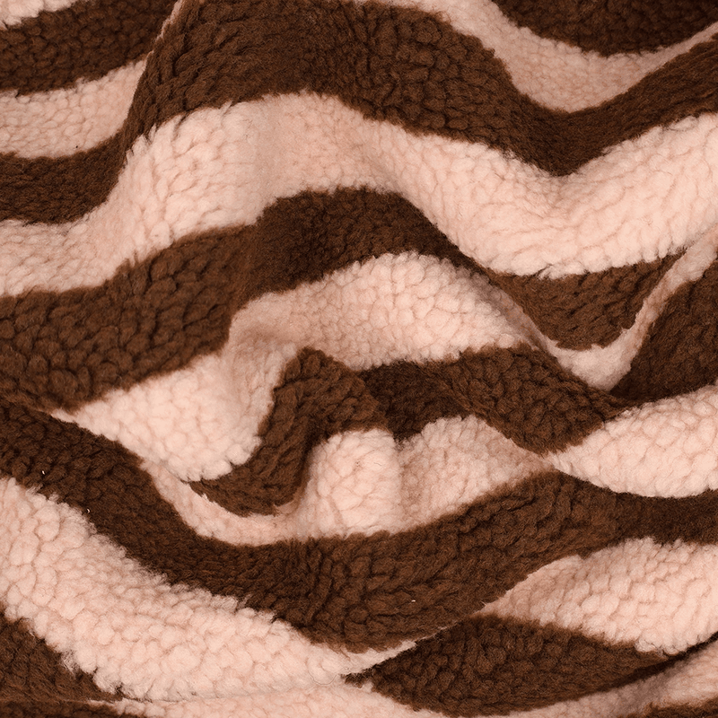 Stripe Rosa/Brun - Teddy