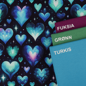 Hovedbilde Aurora Hearts - French Terry