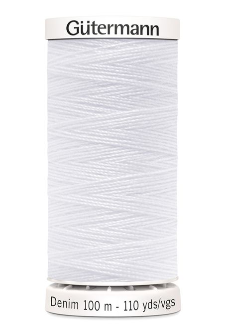 Hovedbilde Hvit 1005 - Denim Sytråd 100 m