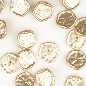 Hovedbilde Lily Pad Gull - 20 mm Metall Knapp