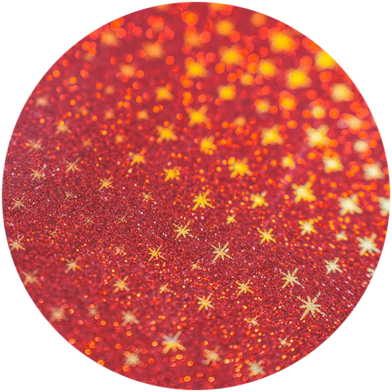 HTV Bling-Bling Trends 30x30 cm Stars Red (Chemica)