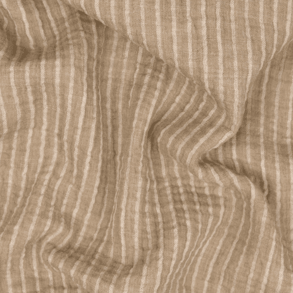 Beige Stripe - Musselin