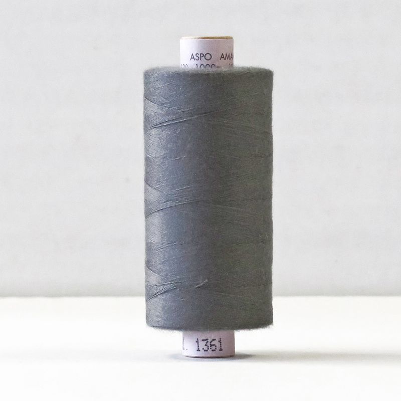 Khakigrå 1361 - Aspo sytråd 1000m