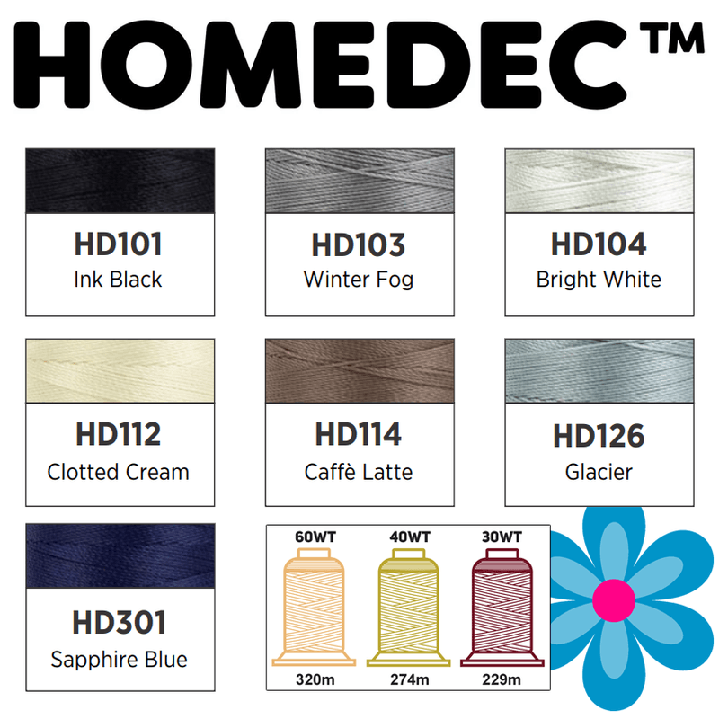Bright White - Wonderfil HomeDec 30wt