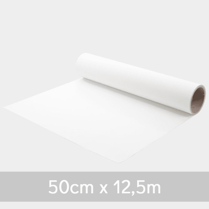 HTV Hvit Bulk - 50cm x 12,5meter (B-Flex)