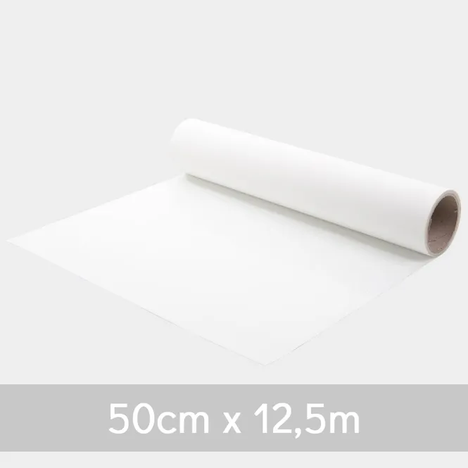 Hovedbilde HTV Hvit Bulk - 50cm x 12,5meter (B-Flex)