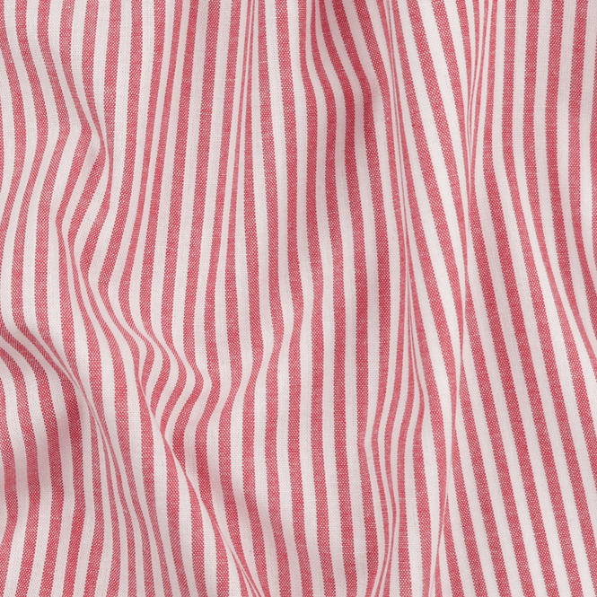 Hovedbilde Ministripe Rød - Fast Bomull