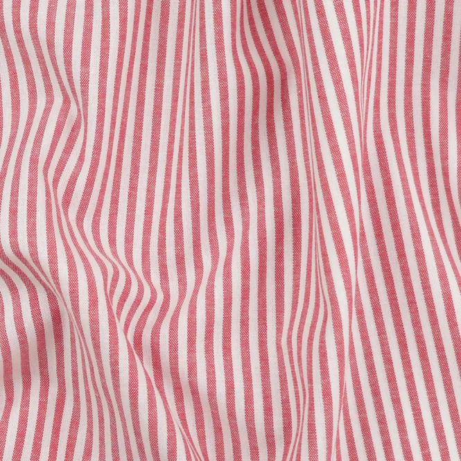 Hovedbilde Ministripe Rød - Fast Bomull