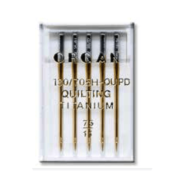 Organ Symaskinnåler Quilting Titanium 75 5pk
