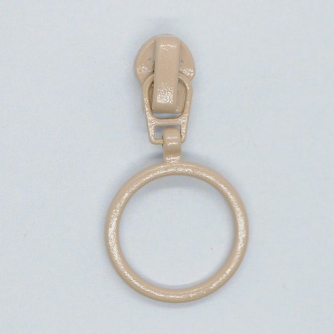 Hovedbilde Beige Glider m/ring 4mm