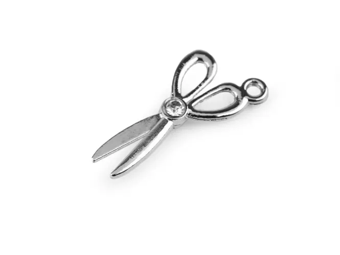 Hovedbilde Saks Charm Sølv - 10mm x 20mm