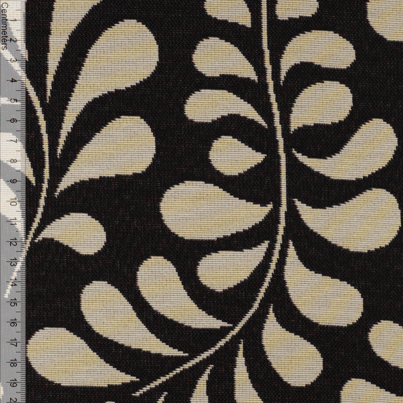 Leaf Flow Black - Gobelin