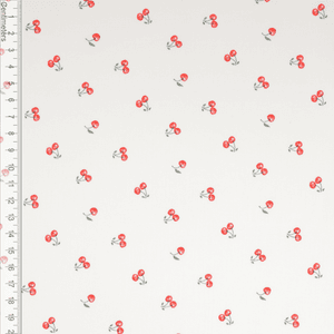 Hovedbilde Mini Cherries Ecru - Fast Bomull