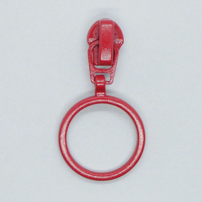 Rød Glider m/ring 4mm