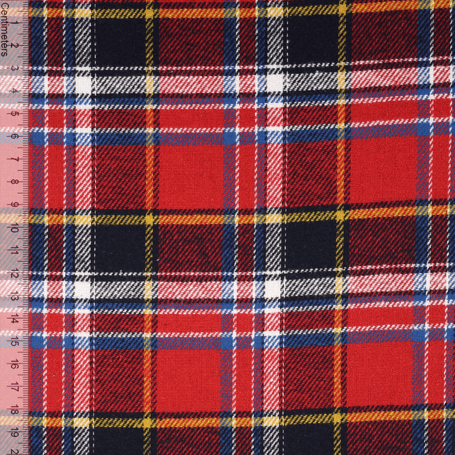 Hovedbilde Tartan Rød - Flanell