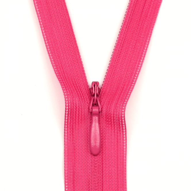 Hovedbilde Mørk Rosa - Usynlig Glidelås (4 mm)