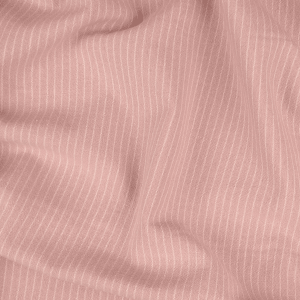 Dusty Pink Vintage Stripes - Fast Bomull