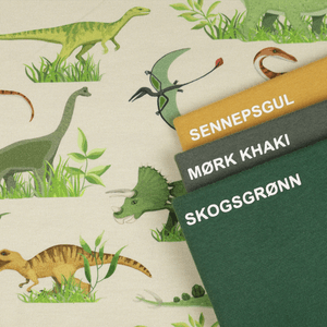 Hovedbilde Dinovenner Beige - &Oslash;kologisk Jersey