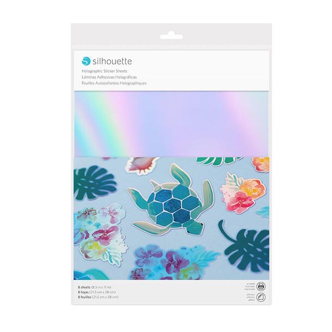 Hovedbilde Silhouette Printable Holographic Stickers