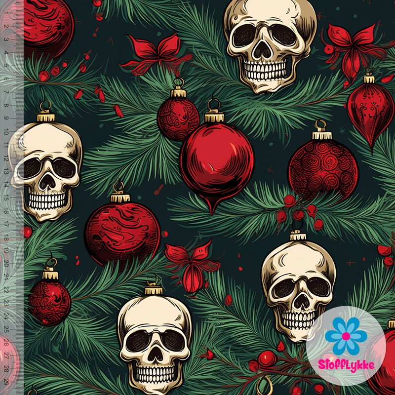 Merry Skull Bauble - Jersey