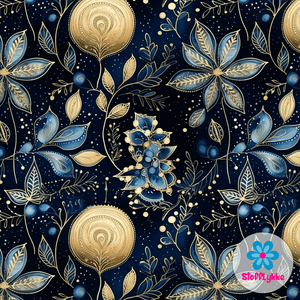 Hovedbilde Glam Blue Christmas - French Terry