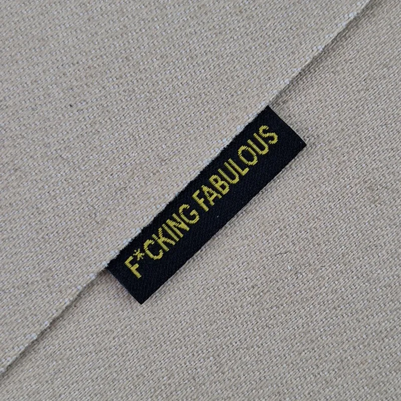 F*CKING FABULOUS - Sort merkelapp 5 stk