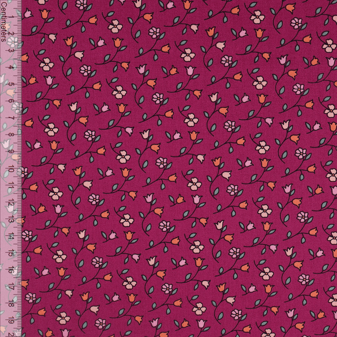 Hovedbilde Juliette Raspberry - Fast Bomull
