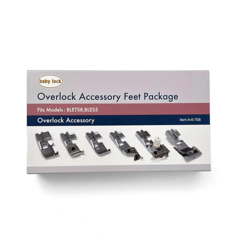 Trykkfotpakke til Baby Lock Aspire/Gloria - 6 fots kit