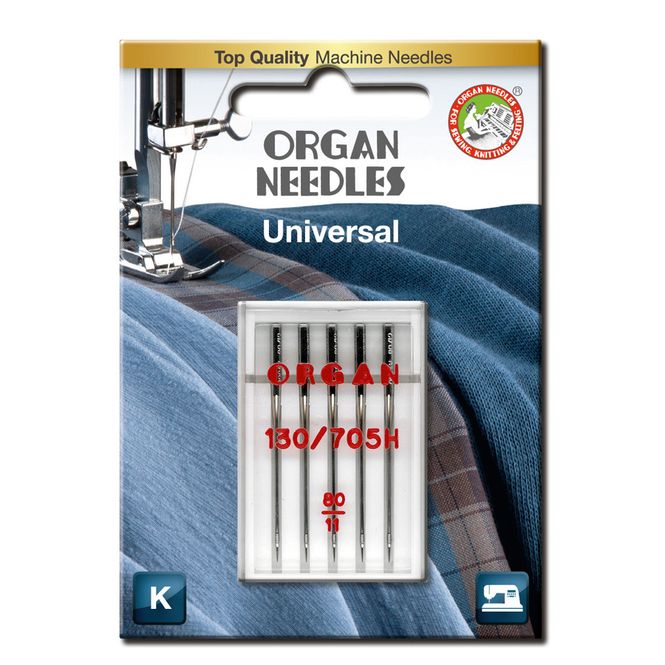 Hovedbilde Organ Symaskinnåler Universal 80 5pk