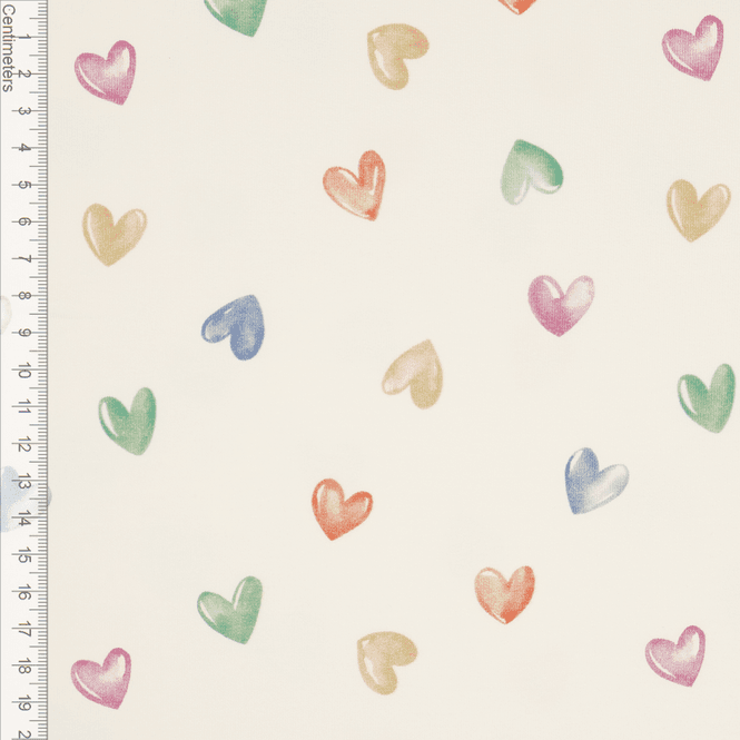 Hovedbilde Heart Confetti - French Terry