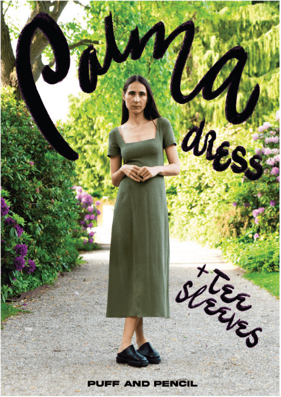 Palma Dress x Tee Sleeves - Puff and Pencil