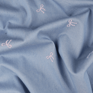 Hovedbilde Sl&oslash;yfe - Brodert Chambray