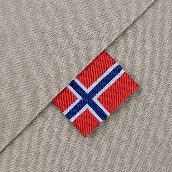 Hovedbilde Norsk Flagg - Merkelapp 5 stk