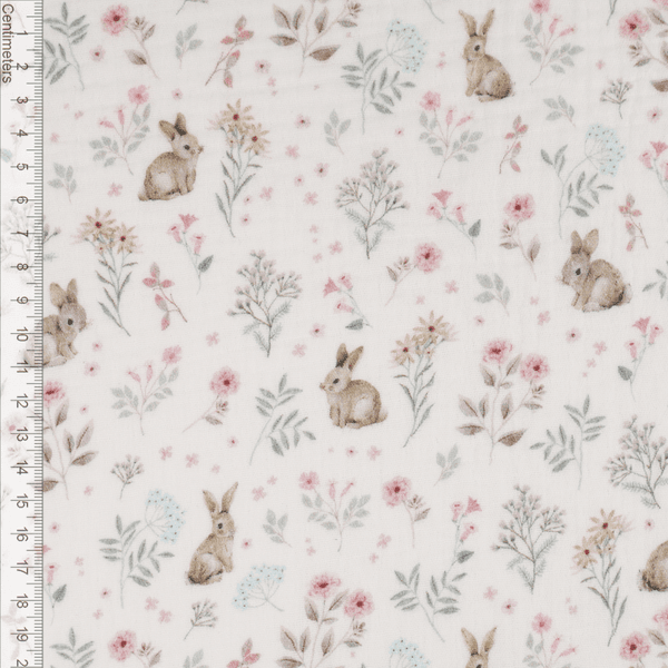 Flower Bunny - Musselin