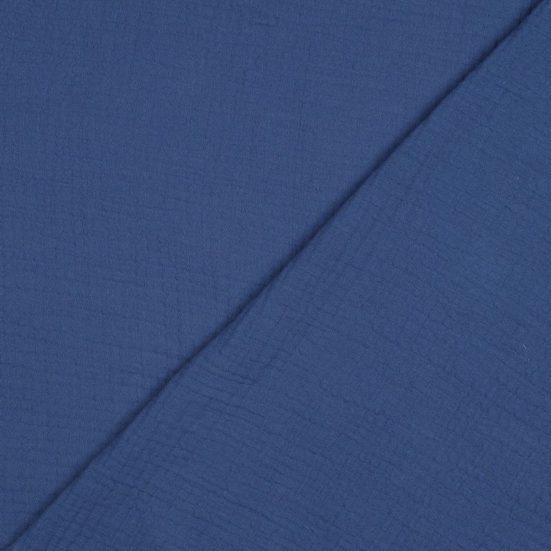 Midnight Blue - Økologisk Musselin
